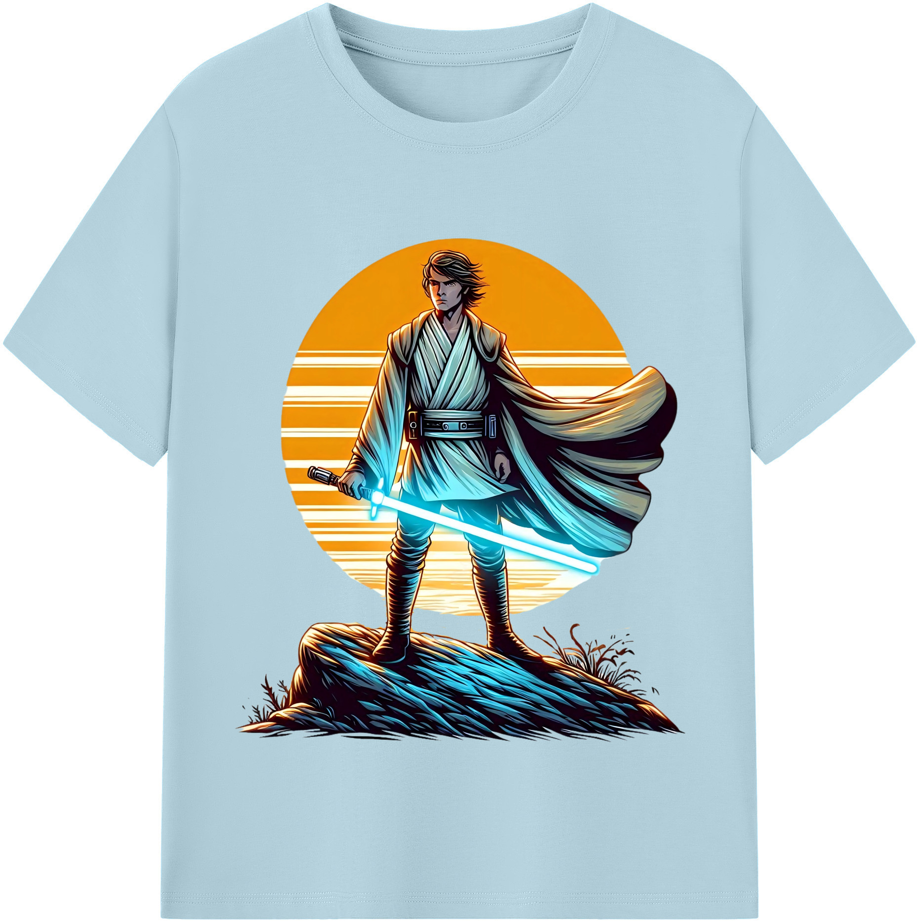 （画像用） スター・ウォーズ Star Wars 綿100％半袖Tシャツ（フロントプリント）
